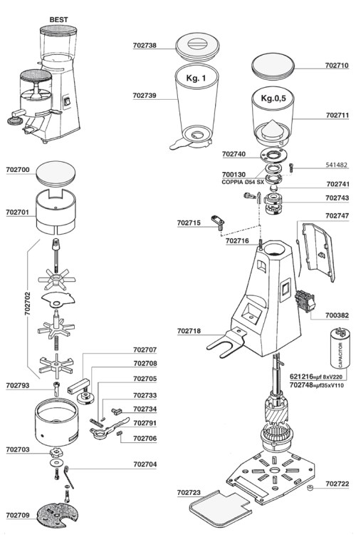anfim_coffee_grinder_exploded_diagram_tav03